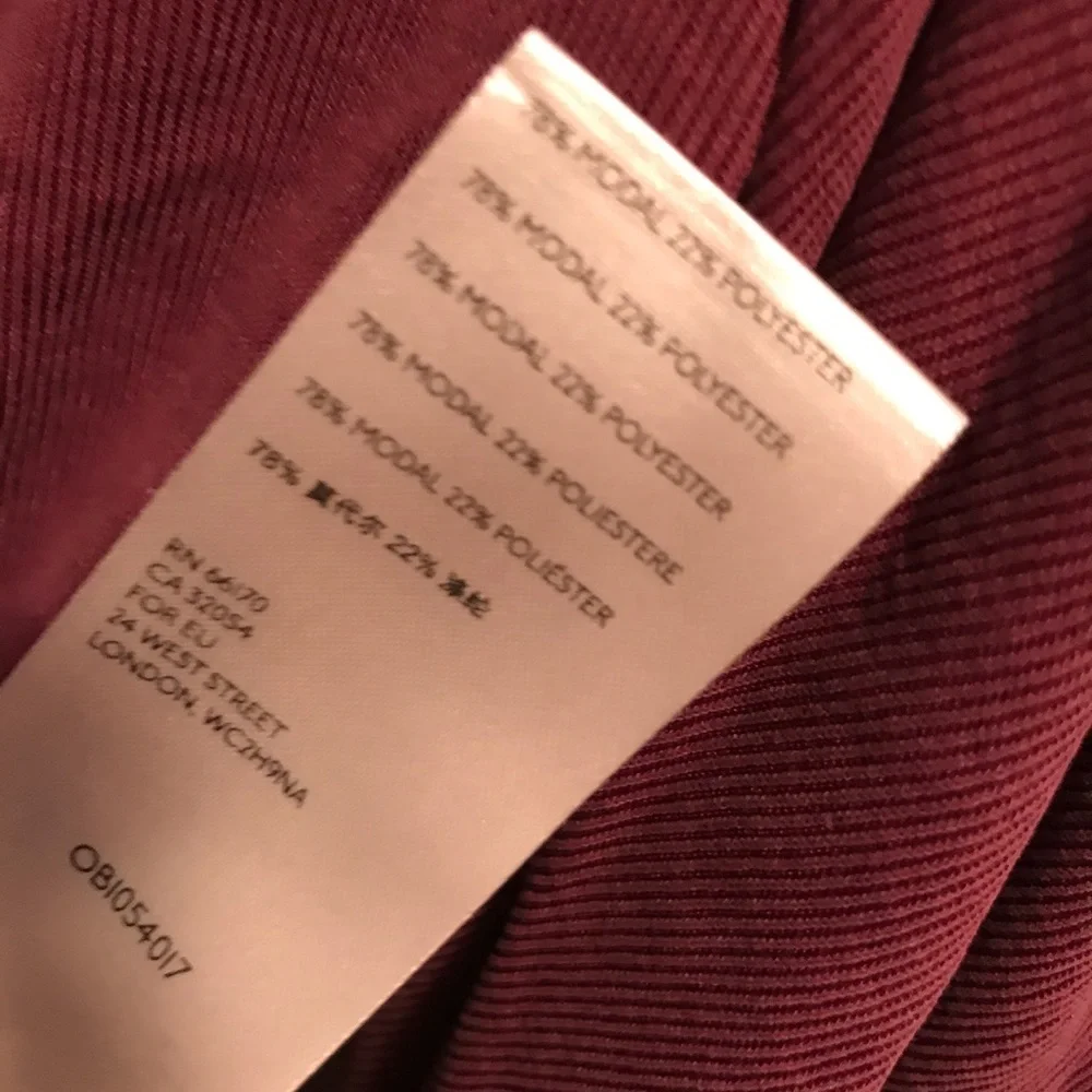 NWT Free People knot tie front ribbed jersey Large